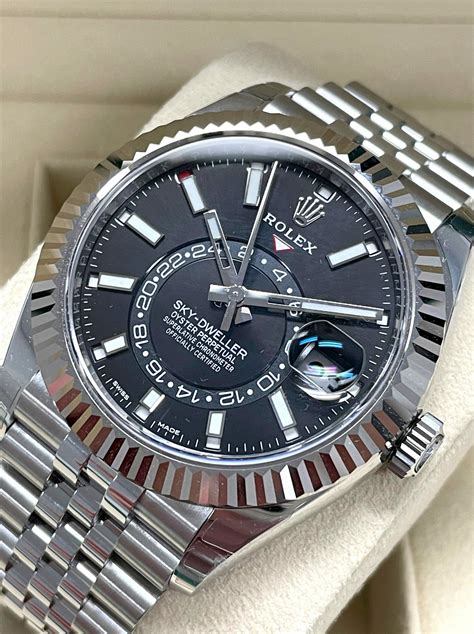 rolex skydweller black face|Rolex Sky-Dweller price uk.